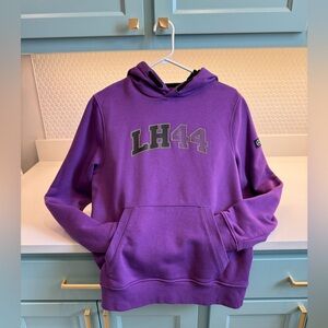 Mercedes F1 AMG Petronas Lewis Hamilton 44 Purple Hoodie size small